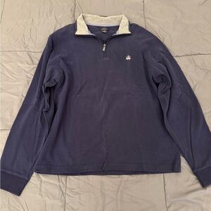 Navy Brooks Brothers Quarter Zip